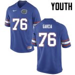 Youth Florida Gators #76 Max Garcia NCAA Nike Blue Authentic Stitched College Football Jersey CJD4262RF